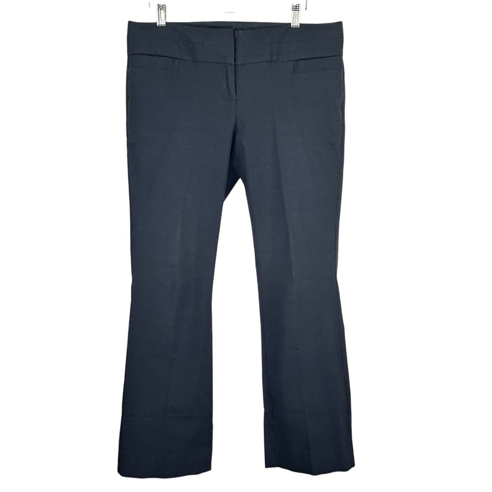 The Limited Ideal Stretch Navy Blue‎ Boot Cut Mid Rise Pants Women's 10 Short